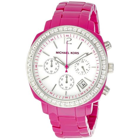 michael kors hot pink replica watch|hot pink michael kors watch.